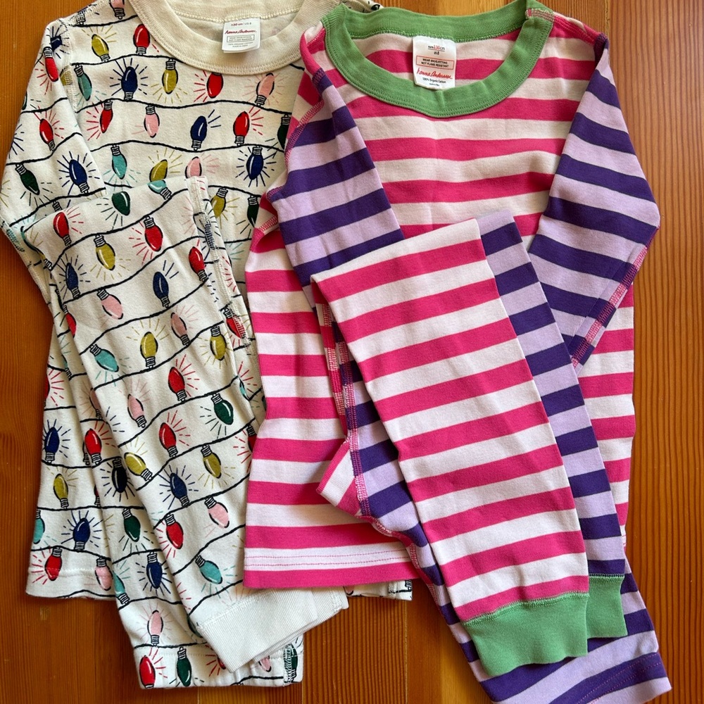 Hanna Andersson pajama bundle size 130.
